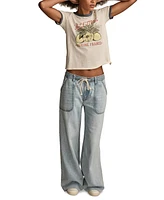 Lucky Brand Women's Le Citron Cotton Classic Ringer T-Shirt