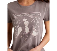 Lucky Brand Women's Alanis Morissette Classic Cotton Crewneck T-Shirt