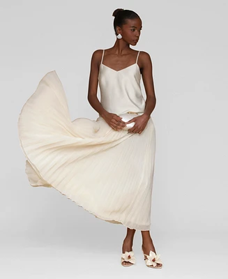 Avec Les Filles Women's Layered-Look Maxi Dress