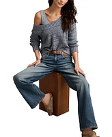 Lucky Brand Women's Off-The-Shoulder Cotton Sweater