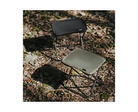 Naturehike, Folding Camping Stool , Portable Mini Chair, Lightweight Aluminium Alloy Small Backpacking with Thickened Seat Cushio