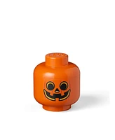 Lego Small Storage Head | Pumpkin | Orange