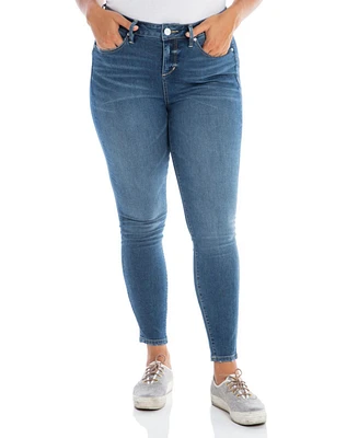 Slink Jeans Plus Denim Mid Rise Slim 30" inseam