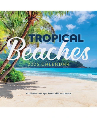 2026 Tropical Beaches Wall Calendar