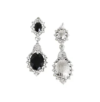 Sohi Silver-Plated Drop Earrings