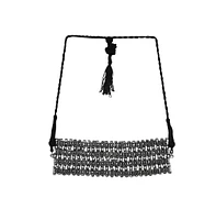 Sohi Oxidised Statement Choker Necklace