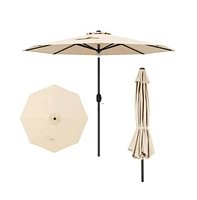 9 feet Outdoor Market Patio Table Umbrella Push Button Tilt Crank Lifeet