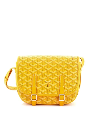 Pre-Owned Goyard Pm Belvedere Messenger Bag Coated Canvas