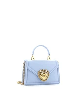 Pre-Owned Dolce & Gabbana Small Devotion Top Handle Bag Leather
