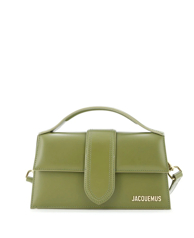 Pre-Owned Jacquemus Le Grand Bambino Flap Bag Leather