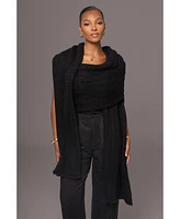 Jluxlabel Women's Soft Life Cable Knit Sweater Top