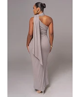 Jluxlabel Women's Kianna Drape Maxi Dress