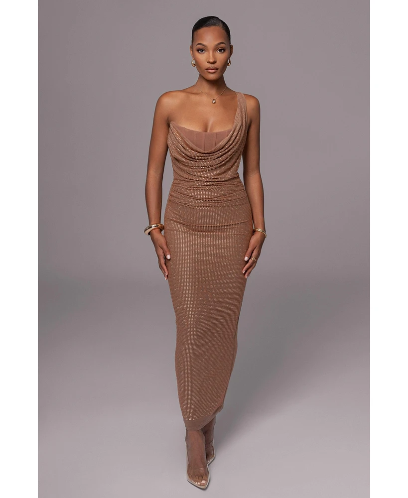 Jluxlabel Women's Hot Fix Krishna Maxi Dress