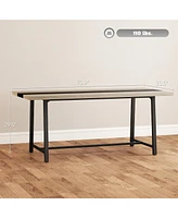 Homcom Dining Table for 8 People 70.9" Long Recgular Kitchen Table