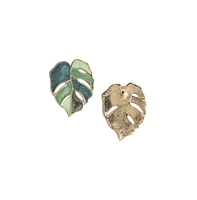 Sohi Leaf Stud Earrings