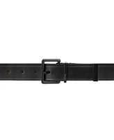 Calvin Klein Men's Metal Finishes Leather Dress Belt