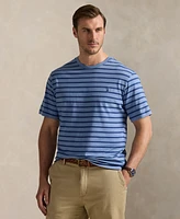 Polo Ralph Lauren Men's Big & Tall Striped Jersey Crewneck T-Shirt
