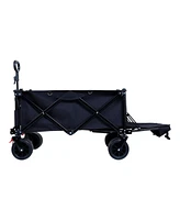 Heavy Duty Foldable Wagon with Extended Tailgate