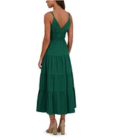 Siena Women's Sleeveless V-Neck A-Line Dress