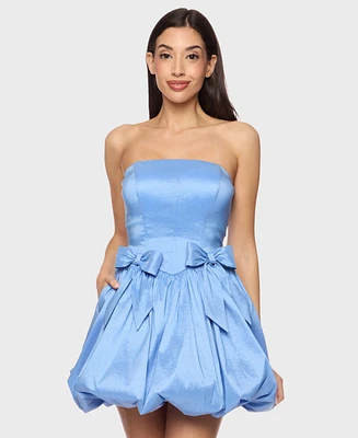 Alex & Sophia Women's Taffeta Fit Flare Dress