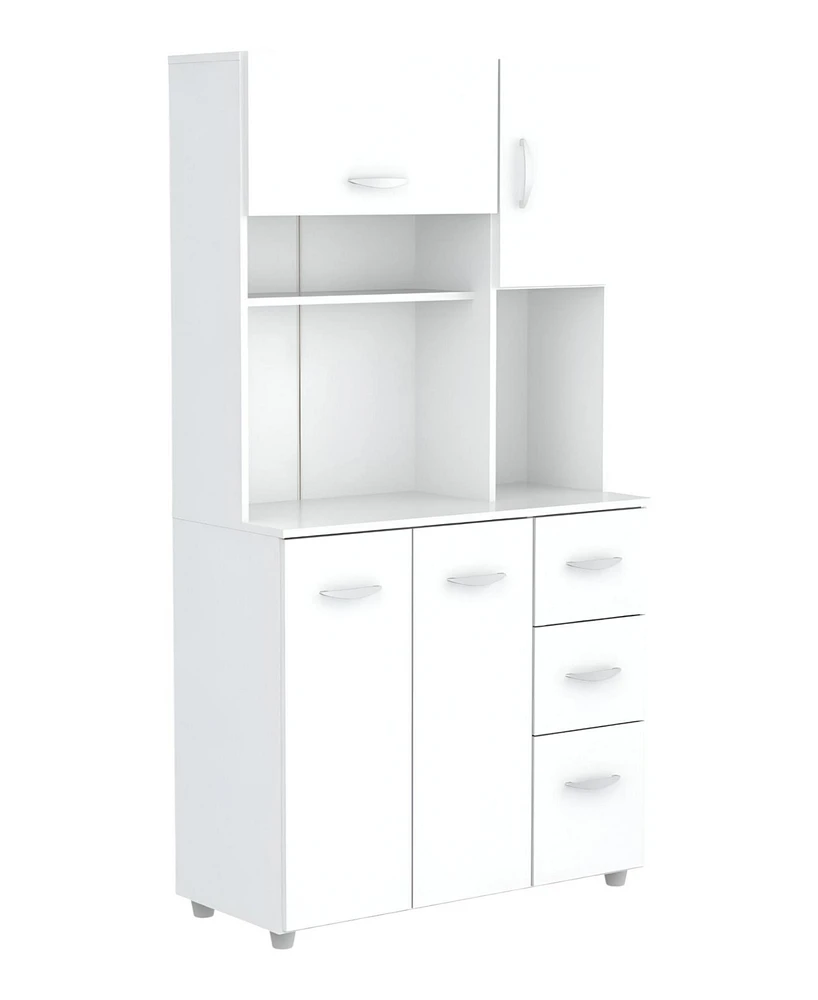 Wooden Kitchen Storage Cabinet for Pantry and Home Organization