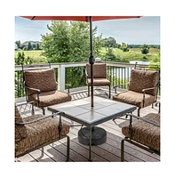 Inch Fillable Heavy-Duty Round Umbrella Base Stand