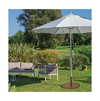 29.5 Inch Outdoor Steel Umbrella Base Stand for Backyard and Poolside