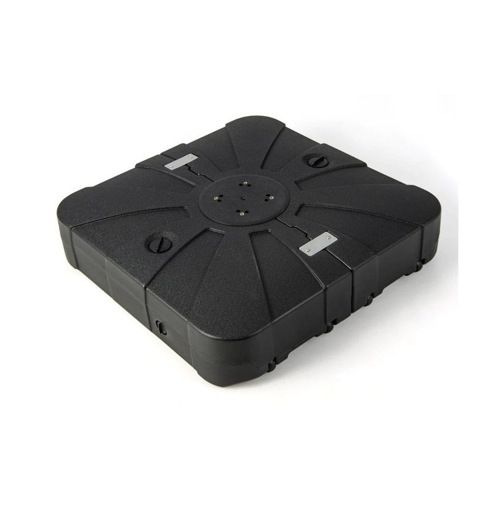 33.5 x 33.5 Inch Fillable Cantilever Umbrella Base with Wheels