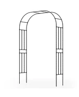Outdoor Metal Garden Arch Trellis for Climbing Plants Grape Vine Flower