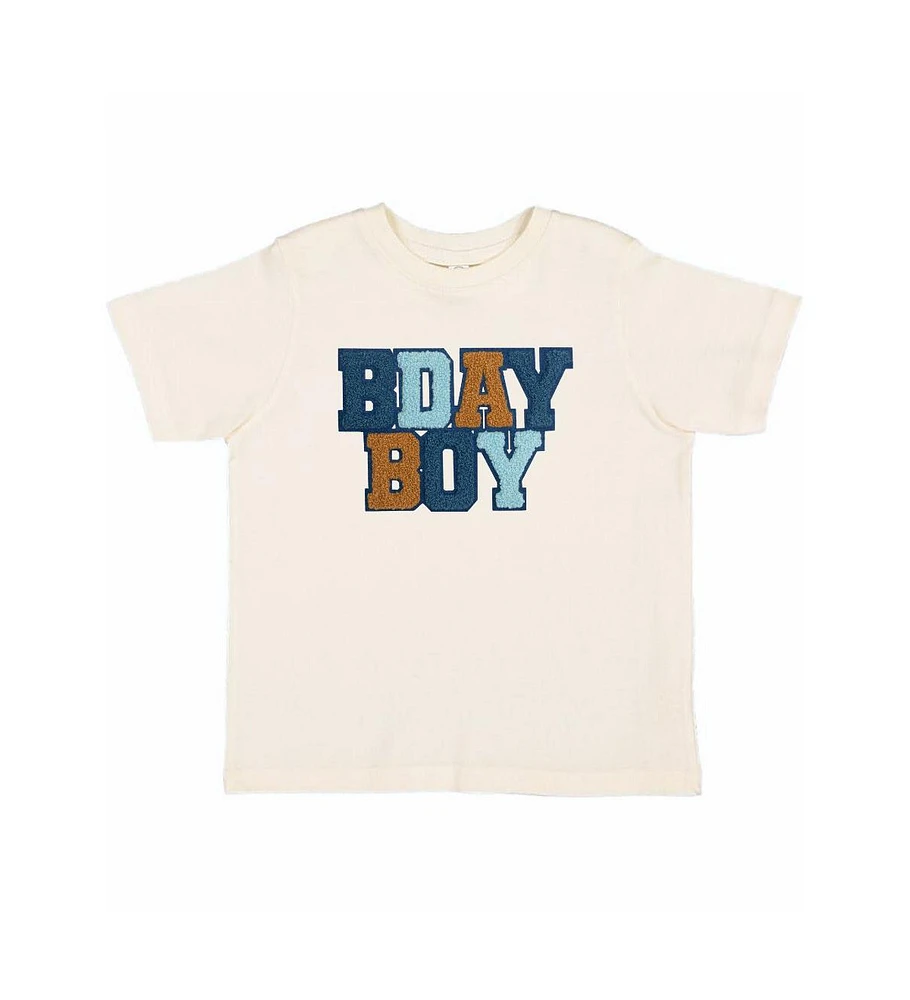 Sweet Wink Baby Boys Birthday Patch Short Sleeve T-Shirt