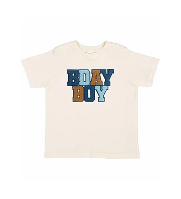 Sweet Wink Baby Boys Birthday Patch Short Sleeve T-Shirt