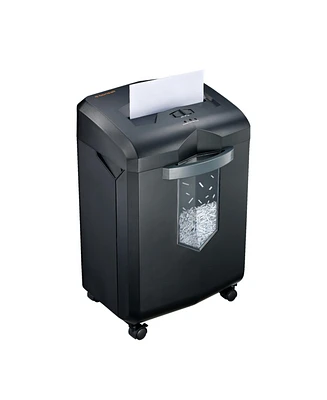 Bonsaii Paper Shredder, 18-Sheet 60-Minutes Shredder for Office Heavy Duty Cross-cut Shredder with 6 Gallon Pullout Basket 4 Casters(C149-C)