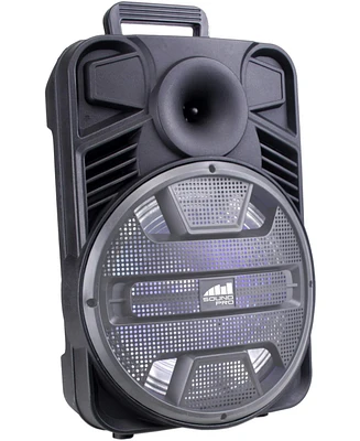 Portable 12" 3,000 Watt Bluetooth Party Speaker with Disco Light