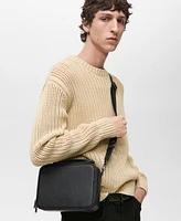 Mango Men's Briefcase-Style Bag
