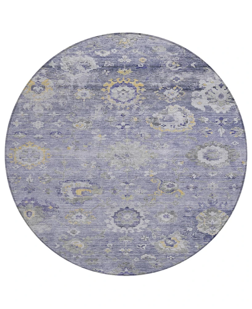 Addison Chantille Machine Washable ACN1372 8'x8' Round Area Rug