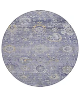 Addison Chantille Machine Washable ACN1372 8'x8' Round Area Rug