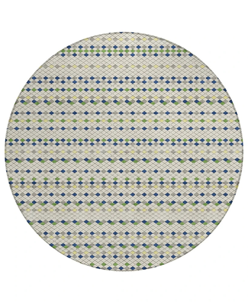 Addison Chantille Machine Washable ACN1412 8'x8' Round Area Rug