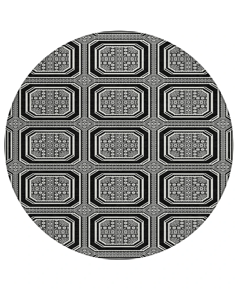 Addison Chantille Machine Washable ACN1452 8'x8' Round Area Rug