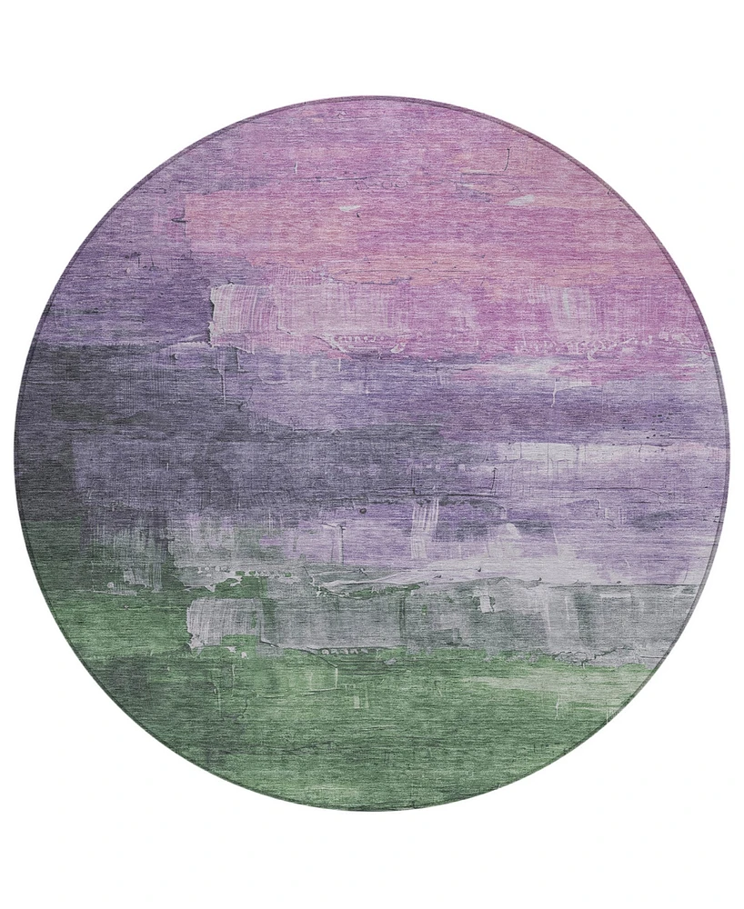 Addison Chantille Machine Washable ACN1476 8'x8' Round Area Rug