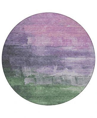 Addison Chantille Machine Washable ACN1476 8'x8' Round Area Rug