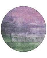 Addison Chantille Machine Washable ACN1476 8'x8' Round Area Rug