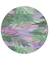 Addison Chantille Machine Washable ACN1496 8'x8' Round Area Rug