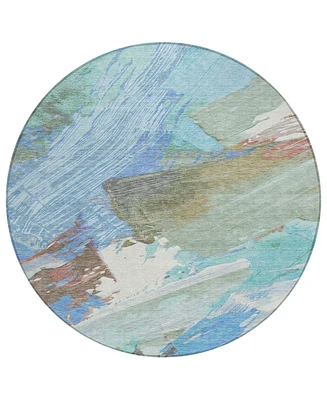 Addison Chantille Machine Washable ACN1516 8'x8' Round Area Rug