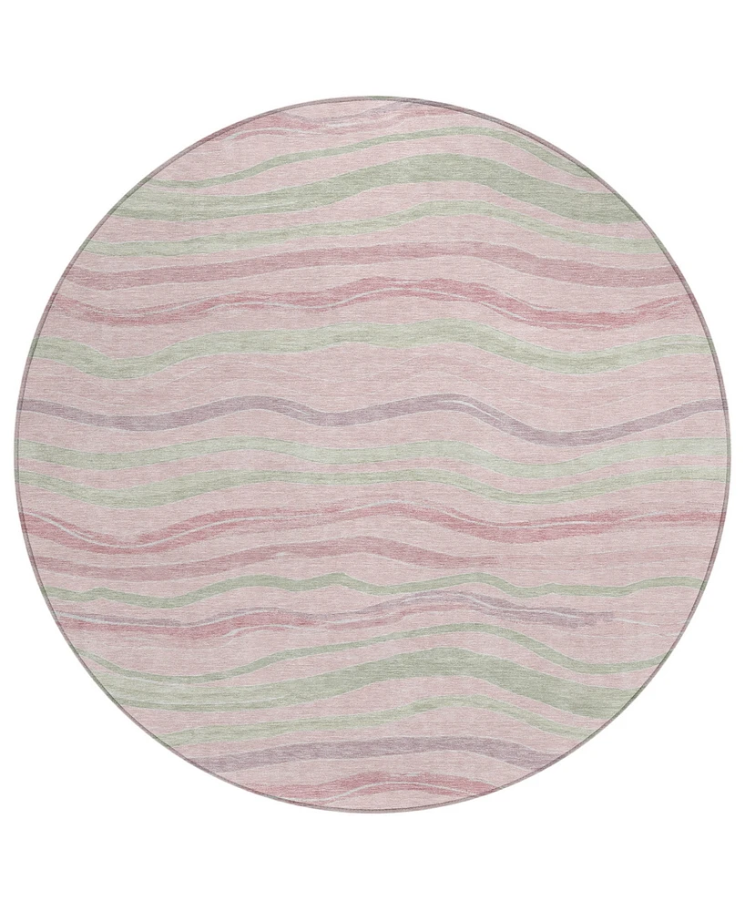 Addison Chantille Machine Washable ACN1586 8'x8' Round Area Rug