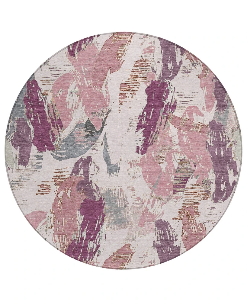 Addison Chantille Machine Washable ACN1597 8'x8' Round Area Rug