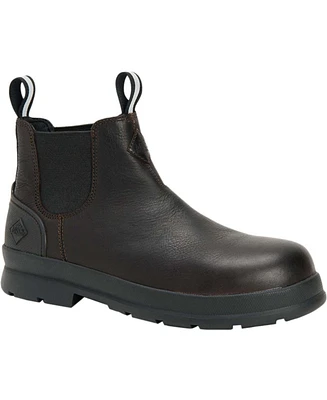 Muck Men's Chore Farm Leather Comp Toe Chelsea Boot