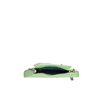 Susu Leather Clutch Bag Summer Green Evening Purse Unique Women's Handbag