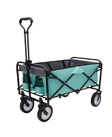 Collapsible Utility Wagon Cart - All-Terrain, 360lb, Green