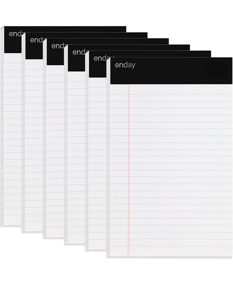 Jr. Legal pad, Small Note Pads Ruled Writing Pad. Perforated Edge. 5" X 8" Canary Yellow, Universal