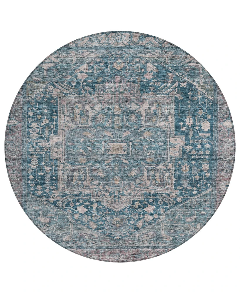 Addison Chantille Machine Washable ACN1240 8'x8' Round Area Rug